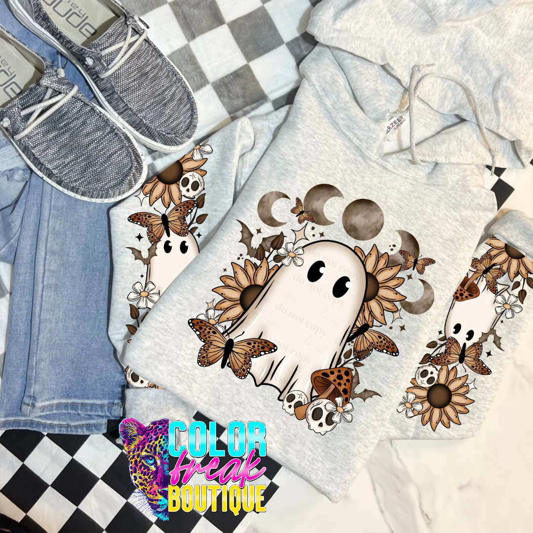 Fall Floral Ghostie - Sweatshirt