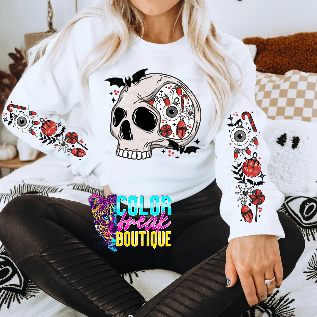 Horror Christmas Skull - Sweatshirt