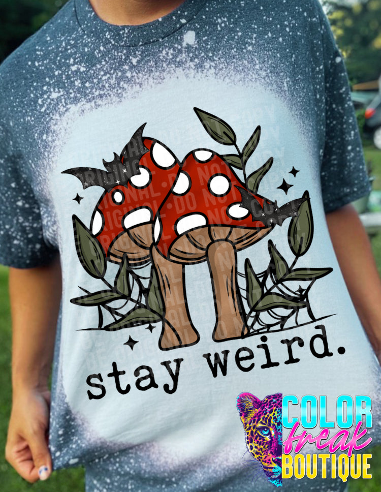 Stay Weird Mushroom Tee