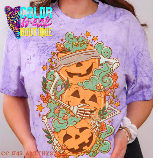 Spooky Pumpkin Stack Tee