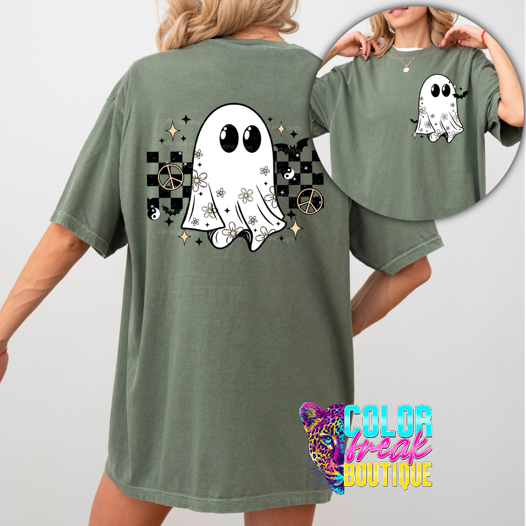 Checkered Ghostie Tee