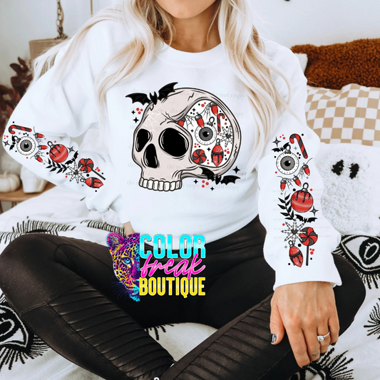 Horror Christmas Skull - Sweatshirt