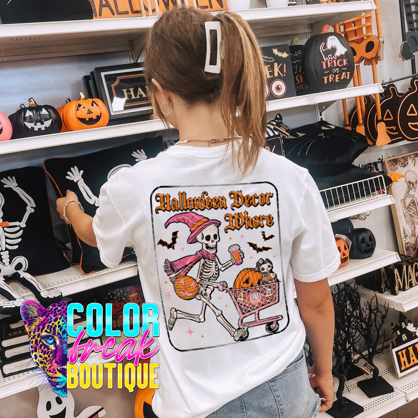 Halloween Decor Whore Tee