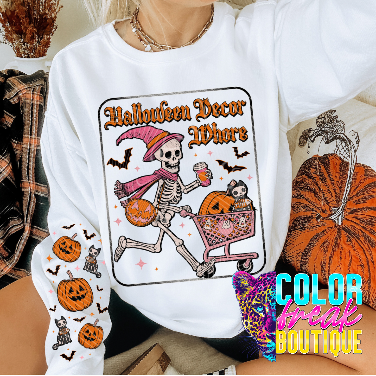 Halloween Decor Whore - Sweatshirt