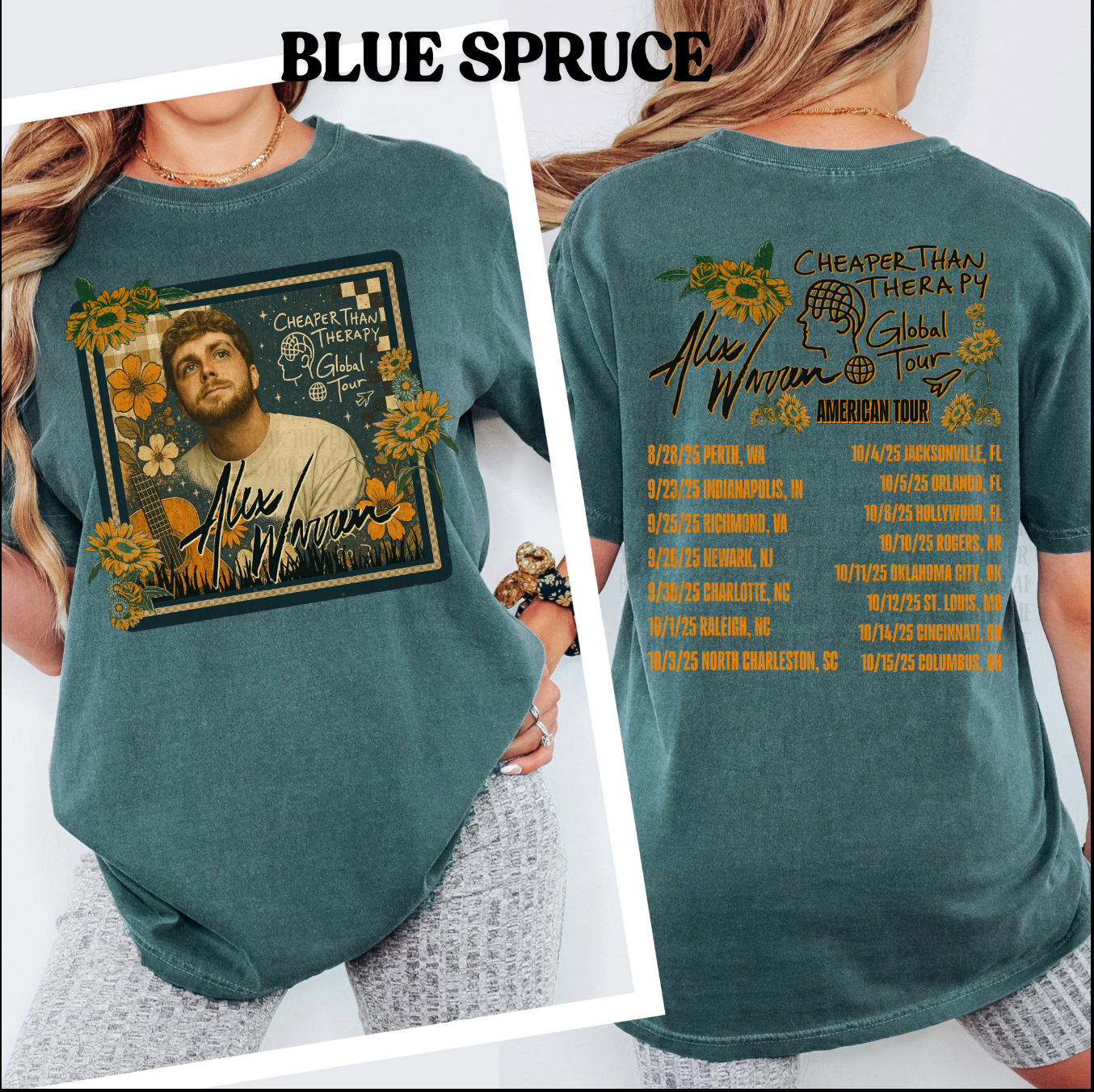 Alex Warren Tour Tee – Fan-Inspired Vintage Graphic - T-Shirt