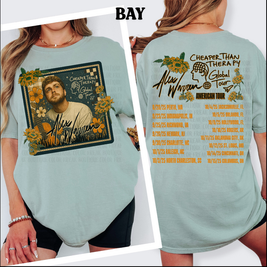 Alex Warren Tour Tee – Fan-Inspired Vintage Graphic - T-Shirt