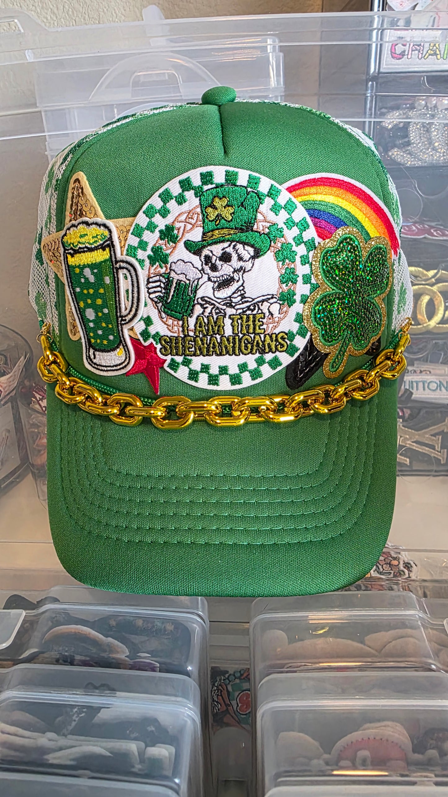 I Am The Shenanigans St. Paddy's Day Trucker Hat
