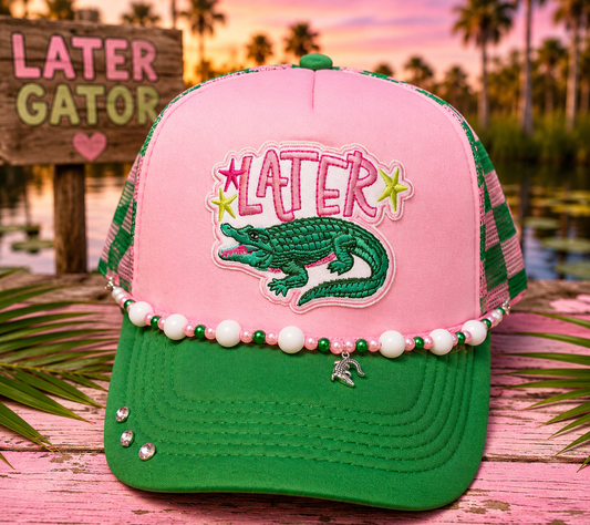 Later Gator Trucker Hat 🐊✨