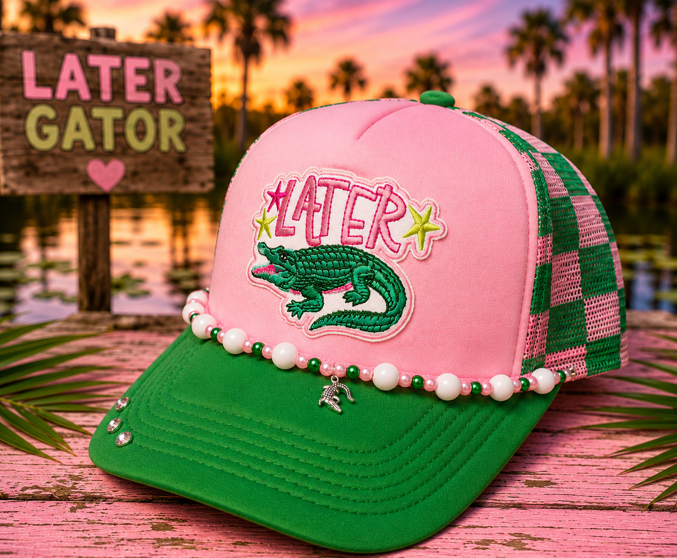 Later Gator Trucker Hat 🐊✨